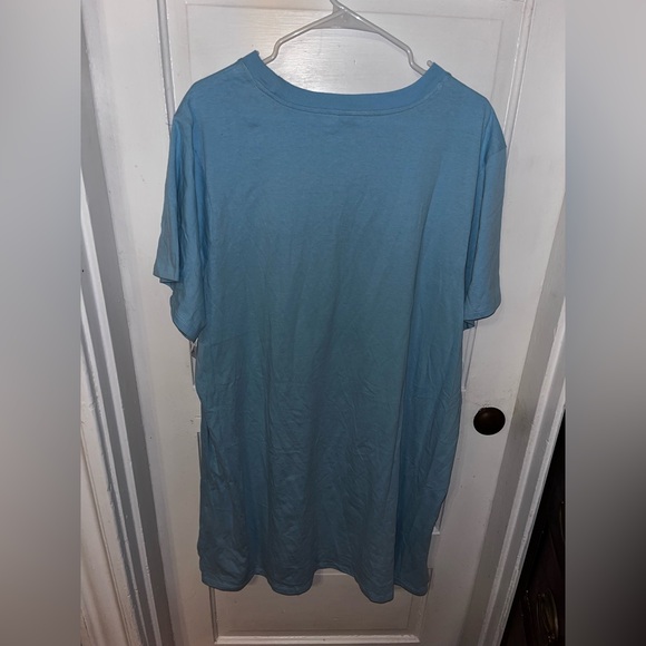 Vintage Crew-Neck Mini T-Shirt Dress - Picture 5 of 6